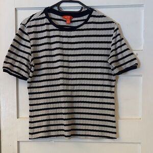 Joe Fresh Black and White Striped Tee